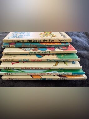 Lot of 7 Dr. Seuss Bright and Early Books, Hardcover